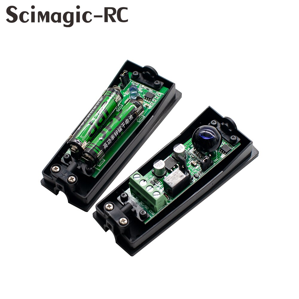 3pcs Automatic Gate Wireless Battery Powered Infrared Safety Beam Photocell Sensor With Presence Function