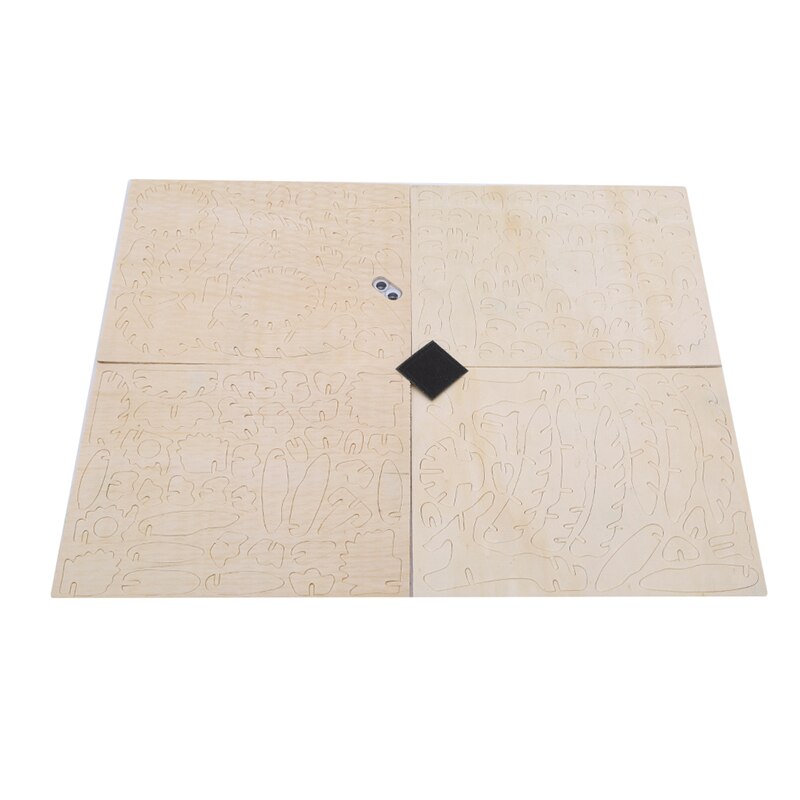 3D Houten Uil Puzzel Jigsaw Houtbewerking Kids Kit Speelgoed Model Diy Bouw Dier Puzzel Game Vergadering Voor Kinderen