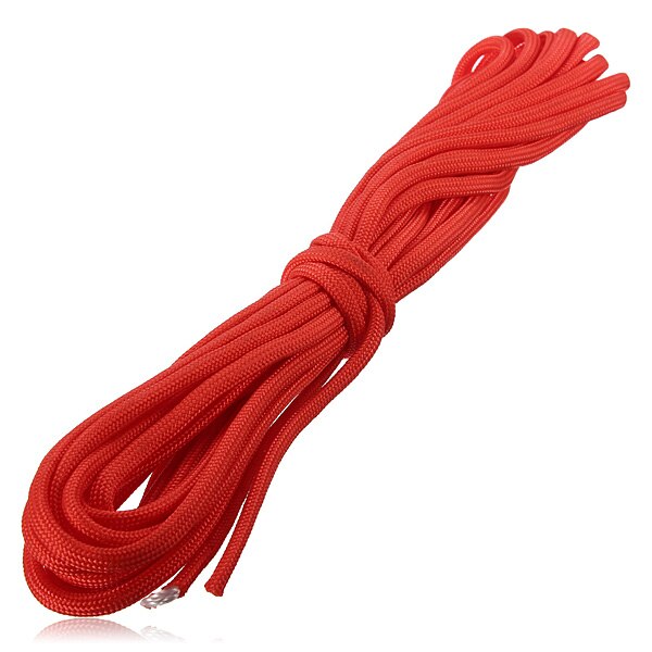 550 lb Bushcraft Überleben Paracord Fallschirm-schnur Seil Schlüsselband 7 Strand Kern 20 FT 9 Farben paracord