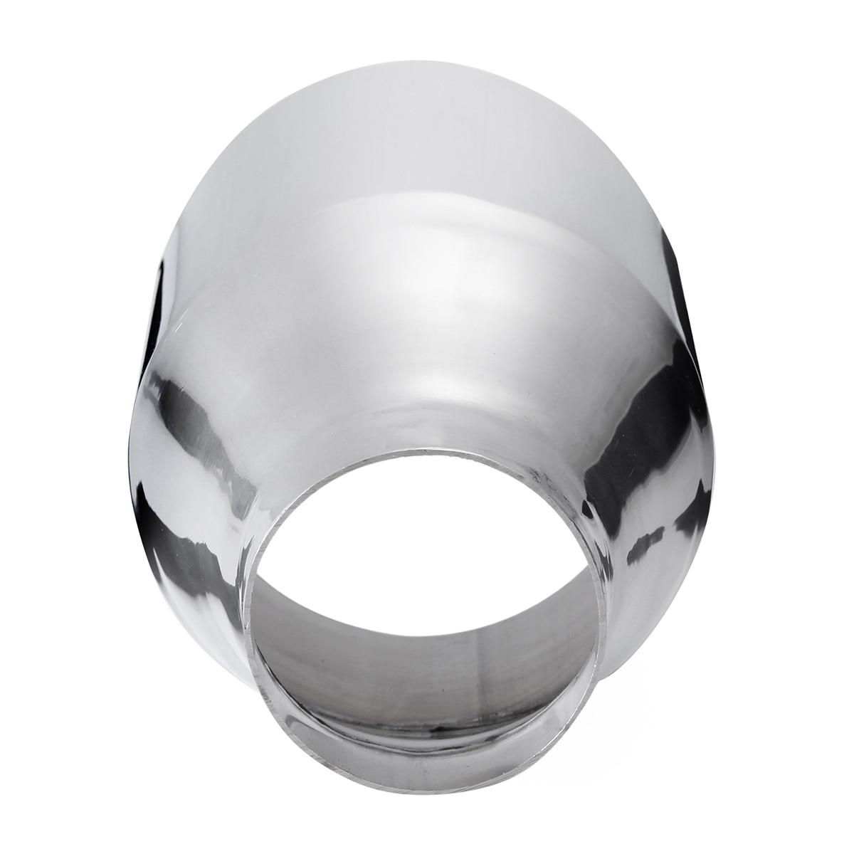 Universele Auto Uitlaat Tip Uitlaatpijp Uitlaat Dual Muur Achter Pijp Staart Buis 57Mm Inlaat 101Mm Outlet