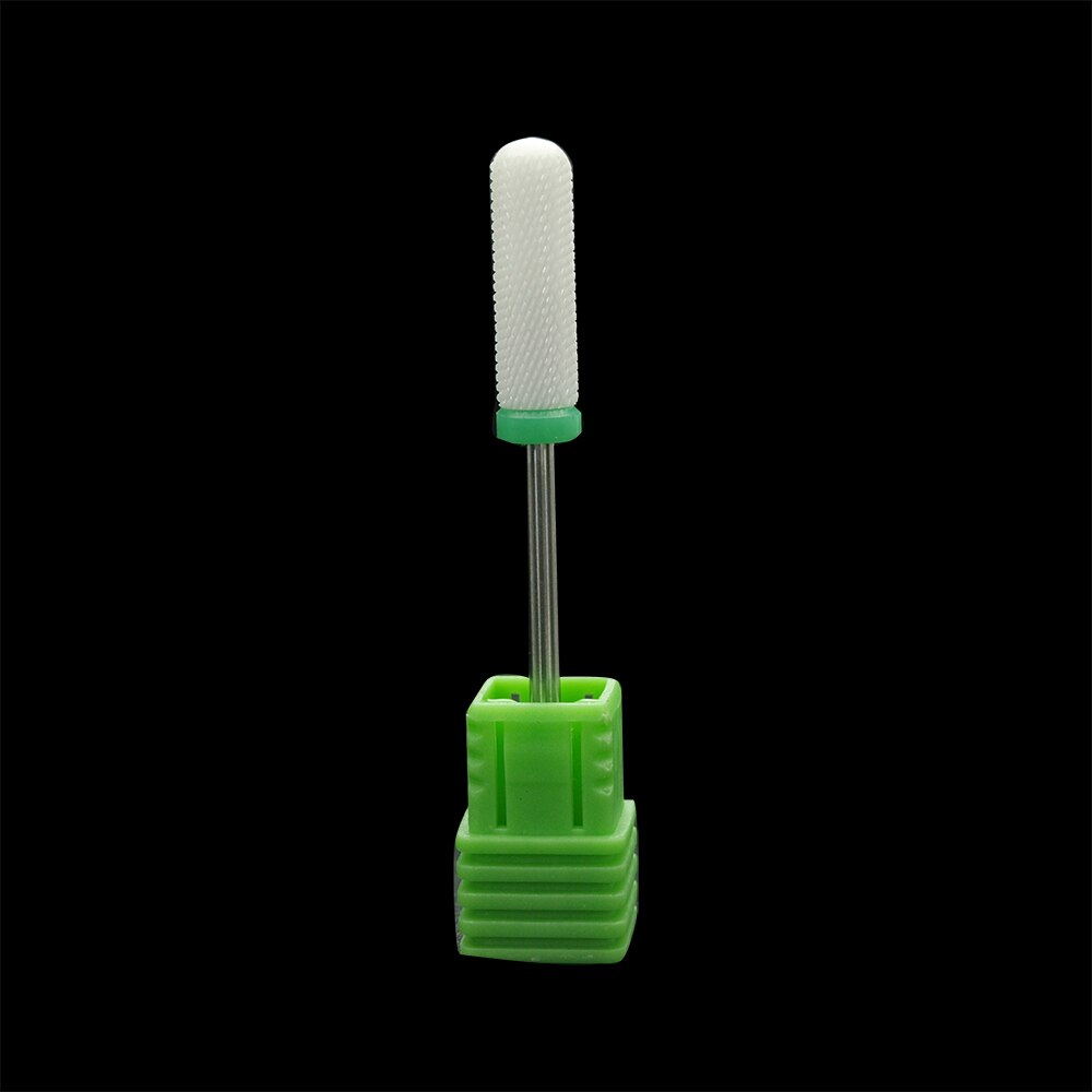 Easymail Round Ceramic Nail Drill Bit Electric File Nail Manicure Pedicure machine accessories 3/32" Shank nail cleaner bit H062