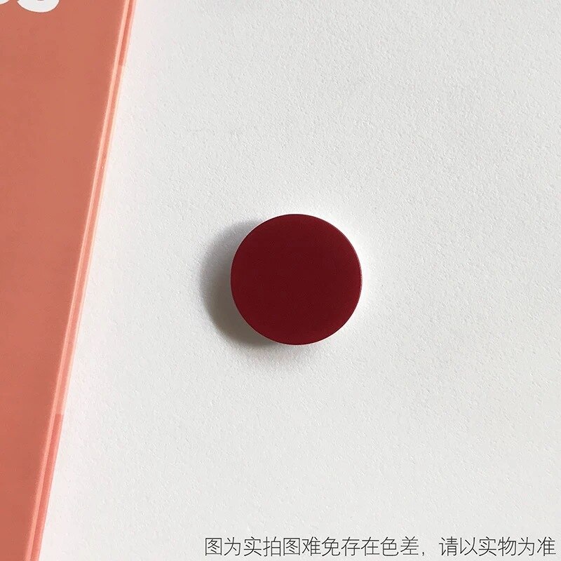 Universal Colorful Airbag Stand Mobile Phone Accessorie Pocket Holder Round Shaped Bracket Mount for IPhone 11 X Samsung Huawei: 8 watermelon red