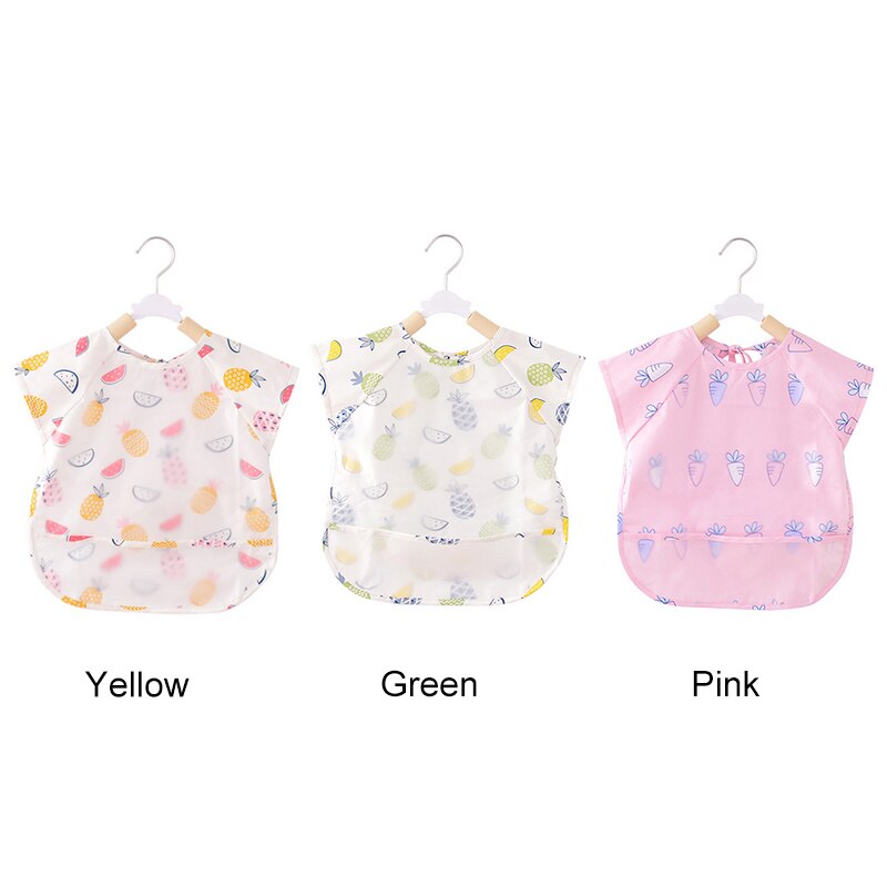 offres spéciales été mince Section -né bébé bavoir Burp vêtements ensemble alimentation manger imperméable bavoirs Art tablier tenues 0-2 T
