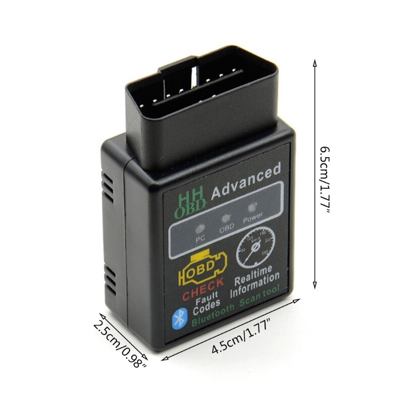 V2.1 Mini Bluetooth Obd Hh Obdii Protocolos OBD2 Auto Diagnostische Scanner L9CE