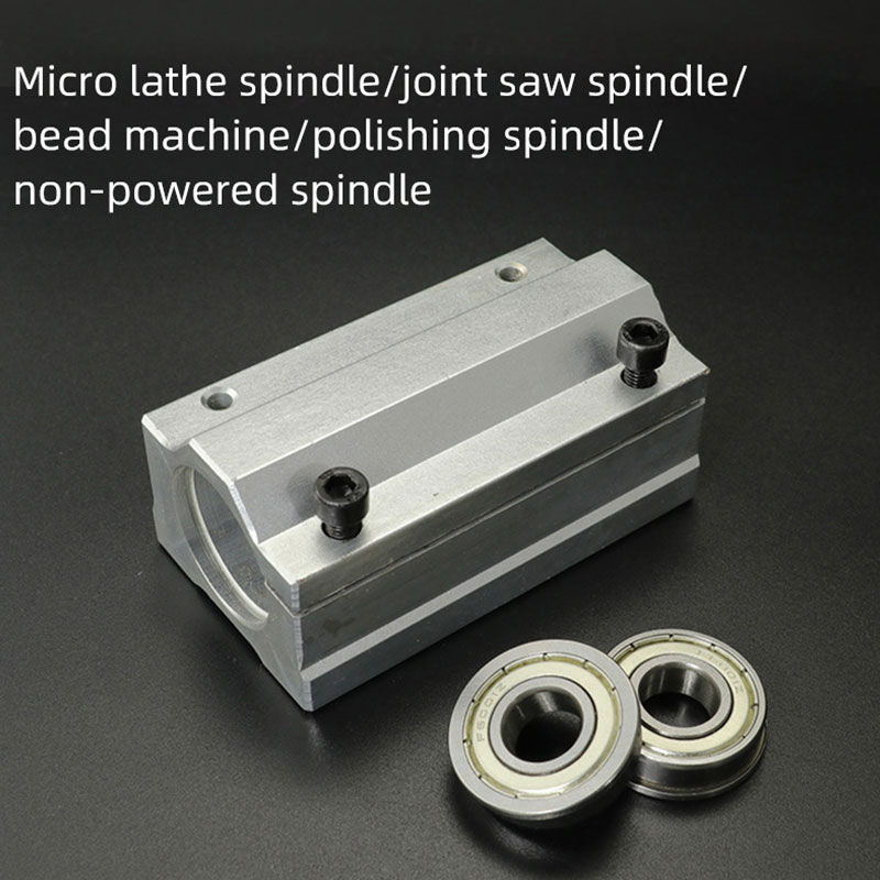 Woodworking Cutting Grinding Spindle Mini Lathe Beads Locomotive Spindle Assembly Drill Chuck Set Small Lathe Accessories: Set 8