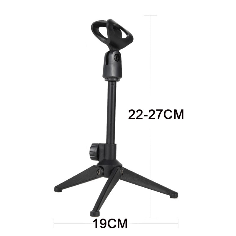 Mini Foldable Desk Microphone Stand Adjustable Microphone Bracket Support Mount Holder Mic Microphone Bracket Support