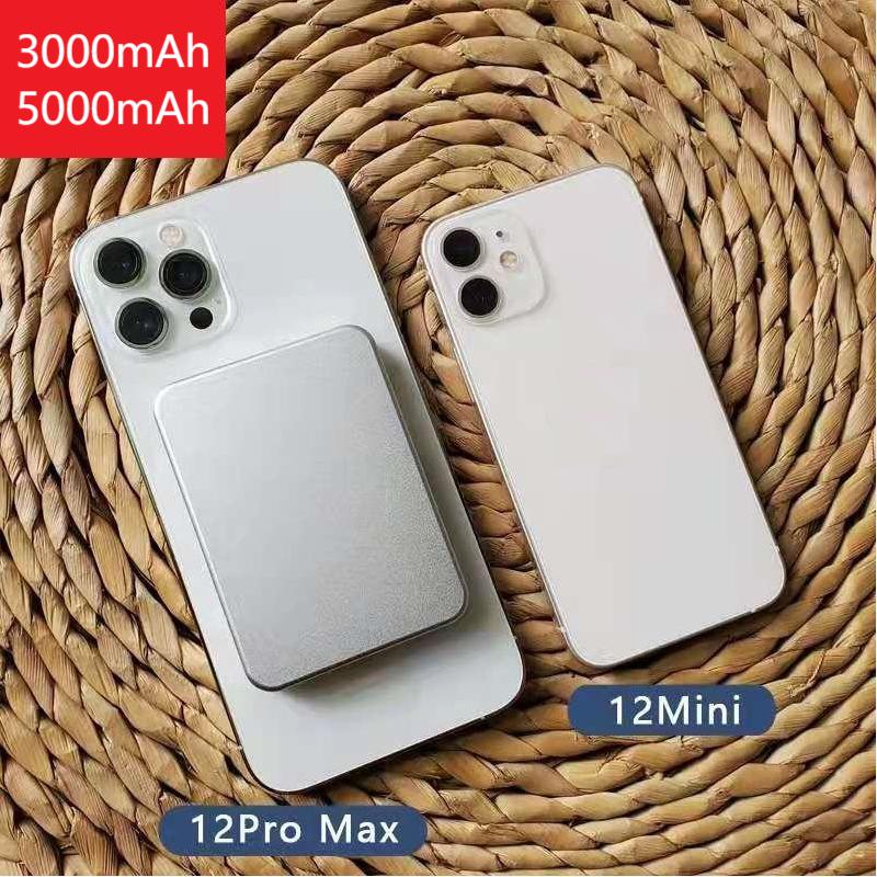 Arvin-cargador inalámbrico magnético, batería externa universal para iPhone 12Pro Max, imán de carga rápida, fuente de alimentación móvil