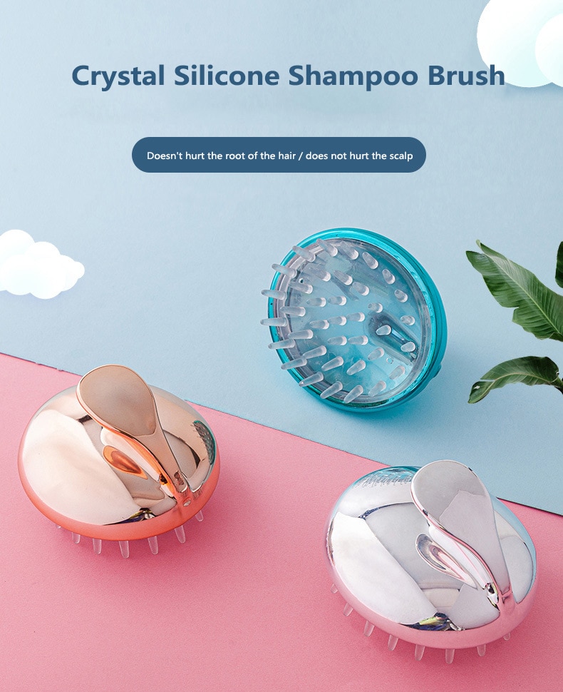 Hoogwaardige Shampoo Borstel Siliconen Spa Afslanken Massage Kam Body Haar Wassen Kam Massage Borstel