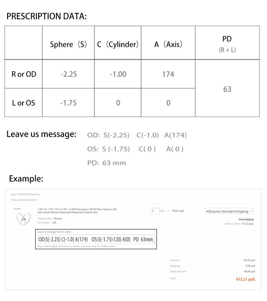 Index 1.56 Aspheric Anti-reflective Glasses Lens Prescription Optical Myopia Presbyopia Hyperopia RX Frames Reading Eyeglasses