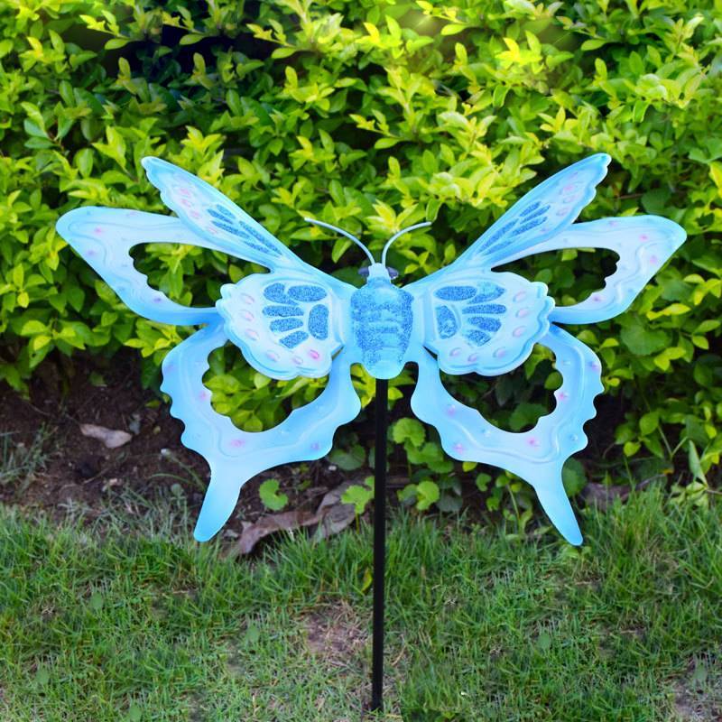 Grote Simulatie Vlinder Decoratie Ijzer Handwerk Outdoor Tuin Landschap Villa Dier Ornament Beeldjes
