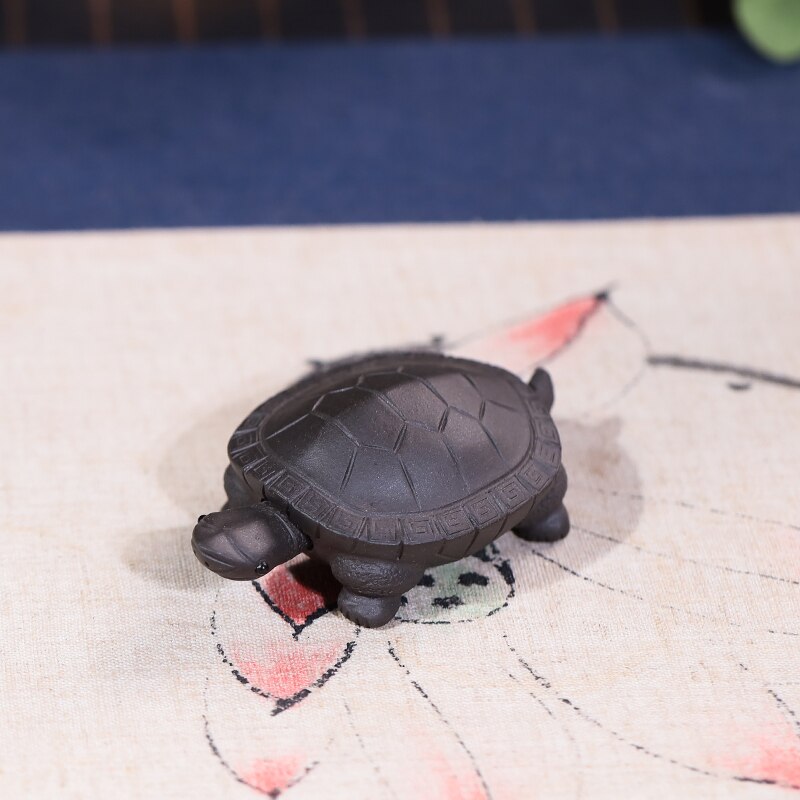 Purple Clay Tea Pet Handmade Turtle Ornament Home Furnishing Articles Tea Ceremony Akcesoria Do Herbaty Tea Accessories EI20TP