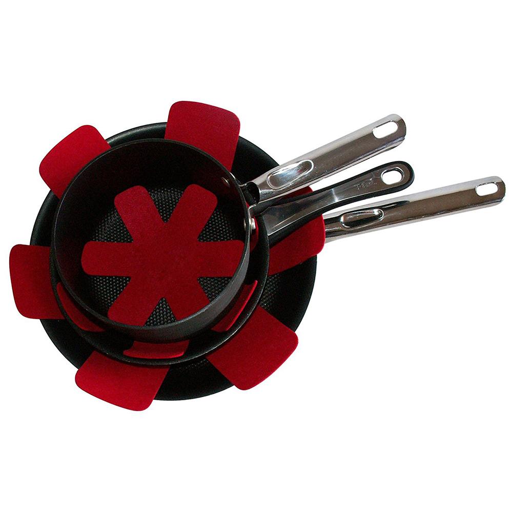 Protectores antideslizantes y antiarañazos para mesa para ollas y sartenes, esterilla de protección para vajilla del hogar
