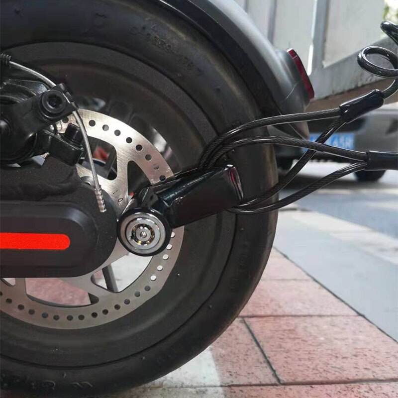 Anti-Diebstahl Rabatt Bremsen sperren mit Draht für M365 Elektrische Rolle Skateboard Räder sperren Rabatt Bremse Kickscooter