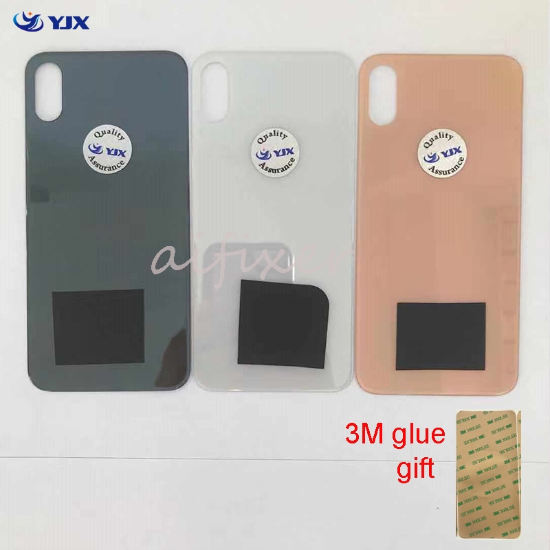 Łatwa zmiana Big Hole tylna szyba X XS Max części zamienne pokrywa baterii obudowa na tył telefonu obudowa naprawa telefonu logo z CE US