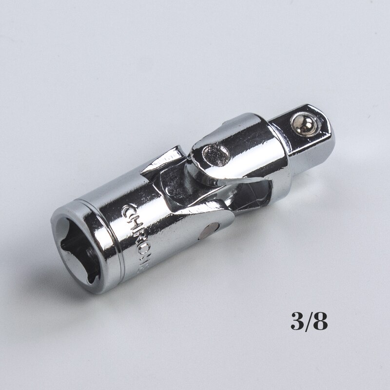 1/4 "3/8" 1/2 "Kruiskoppeling Set Ratchet Hoek Extension Bar Socket Adapter Handmatige En Pneumatische Buigbare Adapter socket Gereedschap: 0.375 inch