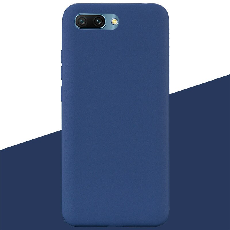 Capa de silicone para col honor 10, capa 5.84 fina, macia, tpu, proteção traseira para col honor 10 col l29: 2 Dark Blue