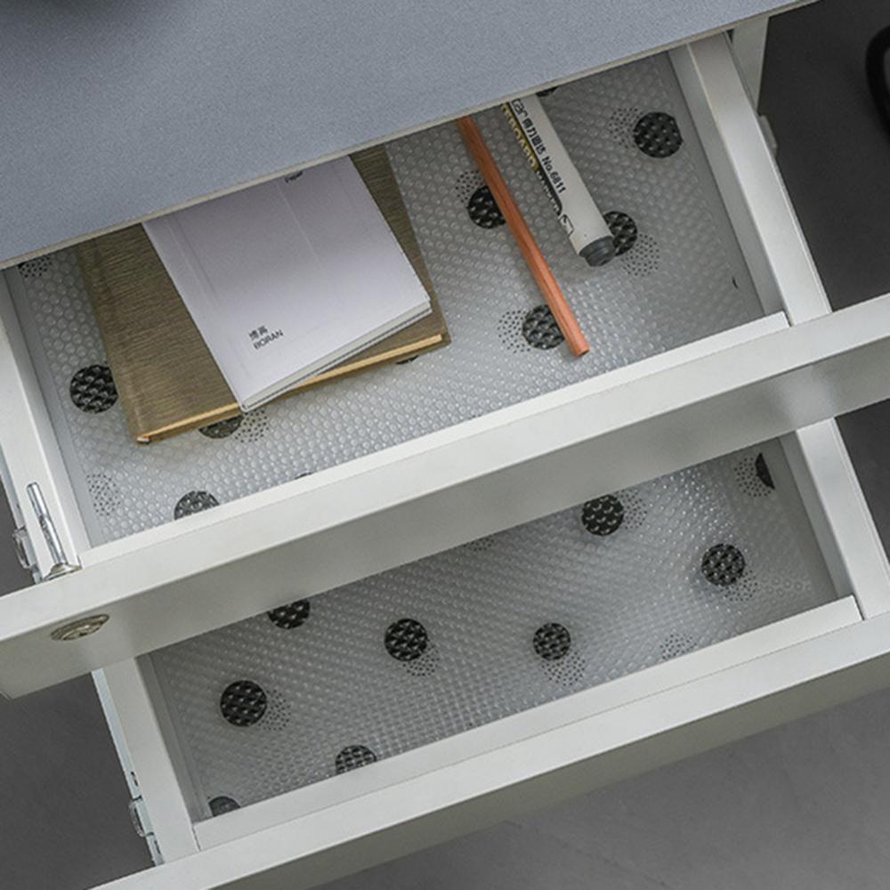 45x122cm drawer mat oil-proof waterproof moisture kitchen table shelf liner mats cupboards pad paper non slip closet placemats