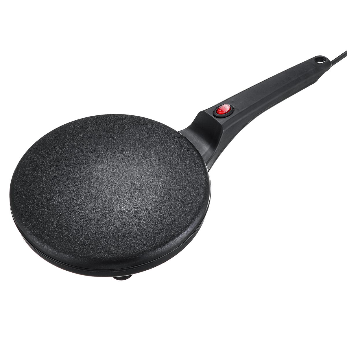 Electric Crepe Maker 20cm Non Stick Baking Pancake Pan Frying Griddle Machine With Batter Bowl Kitchen Cooking Tools 220V 800W