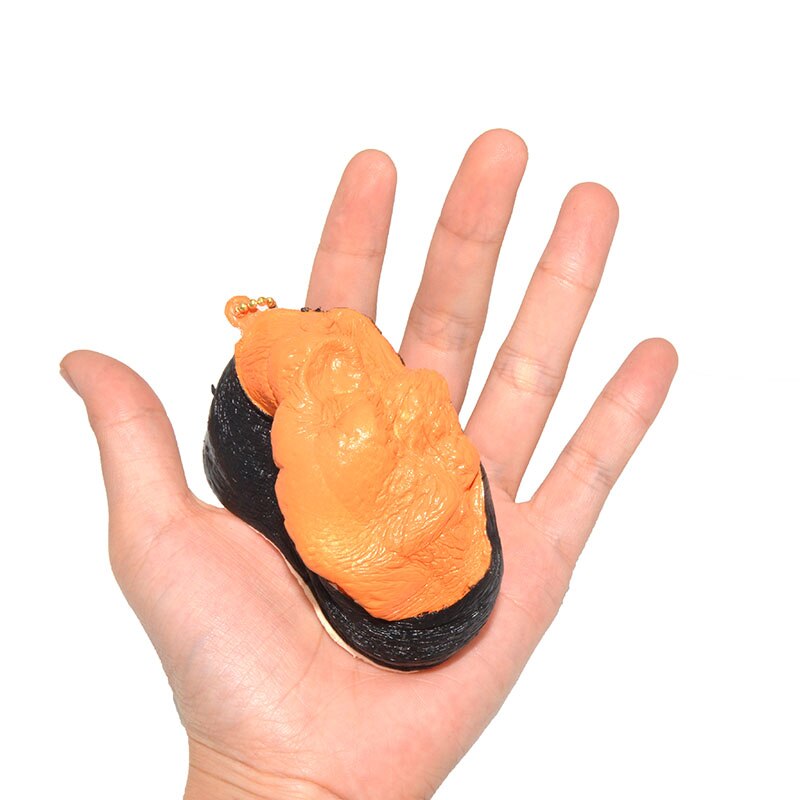 8 CM Zee-egel Squishy Yummy Sushi Collectibles Zachte Speelgoed Brood Ballchain Mooie Verpakking