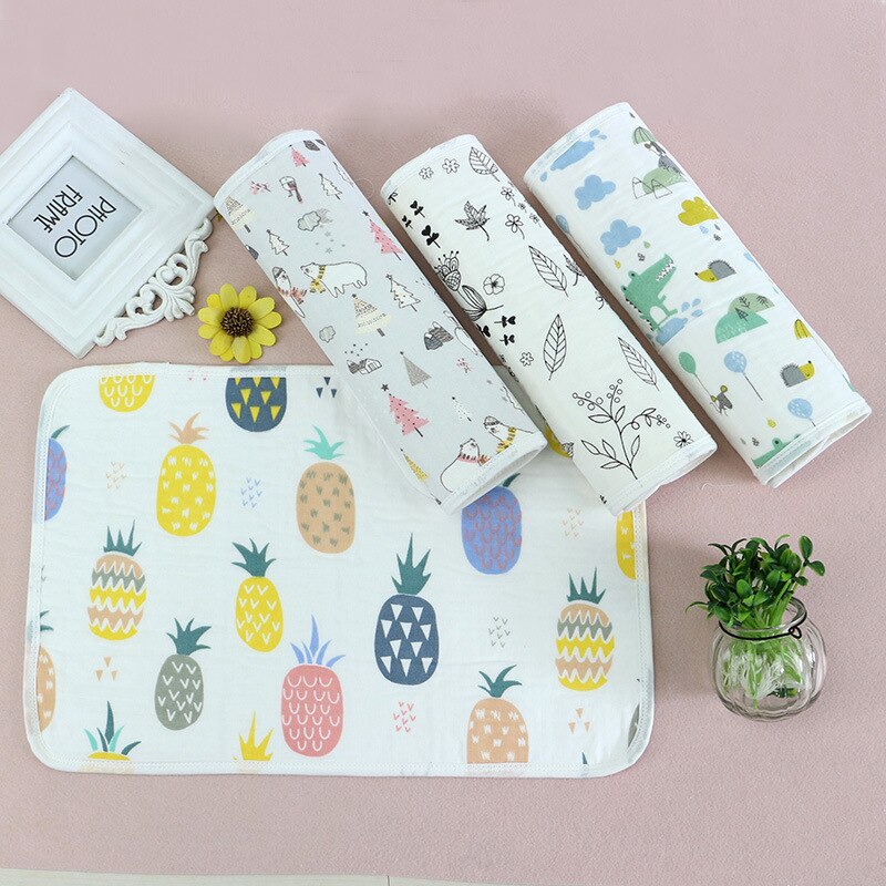 30*45 cm Baby Nappy Changing Pad Covers for Baby Stroller Infant Diapers Wet Mattress Nappy Bed Sheet Infant Change Mat