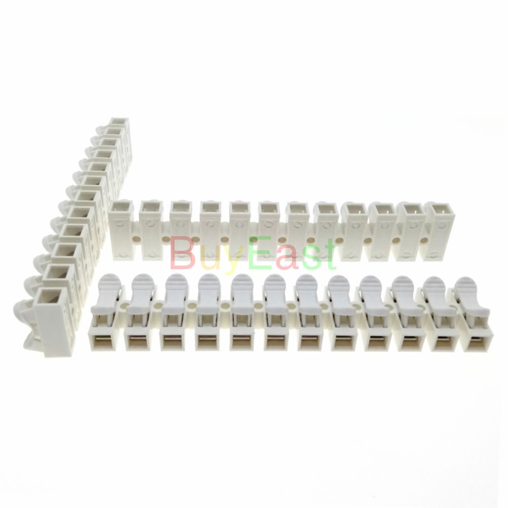 (30 PCS) 2-way 3-way 12-way Quick Fix Terminal Block Wire Cable Connector Max AC250V 10A