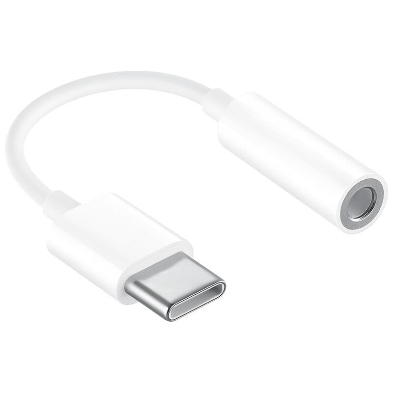 USB C auf 3 5 mm Klinke Aux Adapter Typ C 3 5 Klinke Audiokabel Telefonzubehör Cabo Adaptador USB Tipo C USB C Adapter Kopfhörer: WEISS