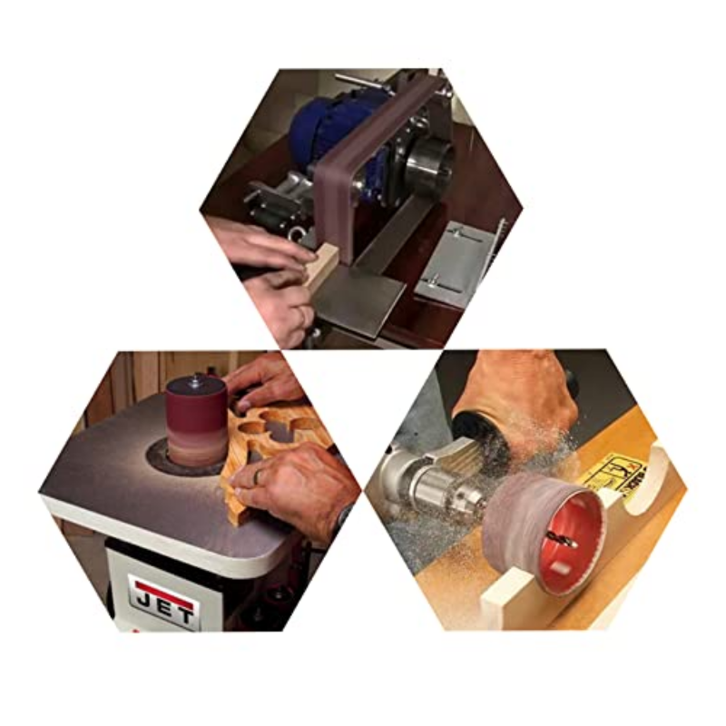 Rotolo di carta vetrata da 2/6/8 M abrasivo continuo pronto per tagliare il panno smeriglio per levigatrice a tamburo lavorazione del legno levigatura di metalli automobilistici