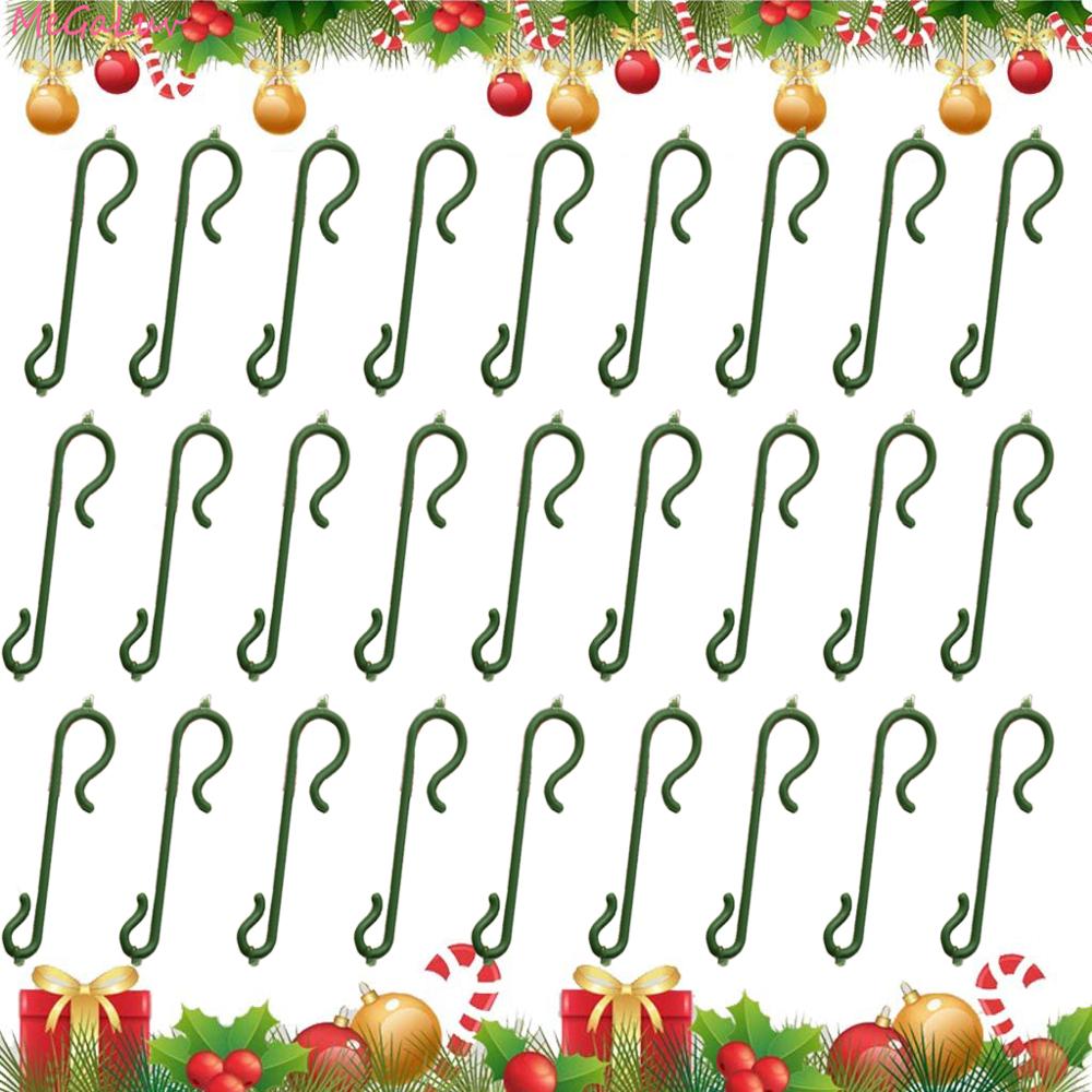 10Pcs Kerst Ornament Haken Plastic S Shape Bell Hangers Kerstboom Decoratie Hangers Pop Haak