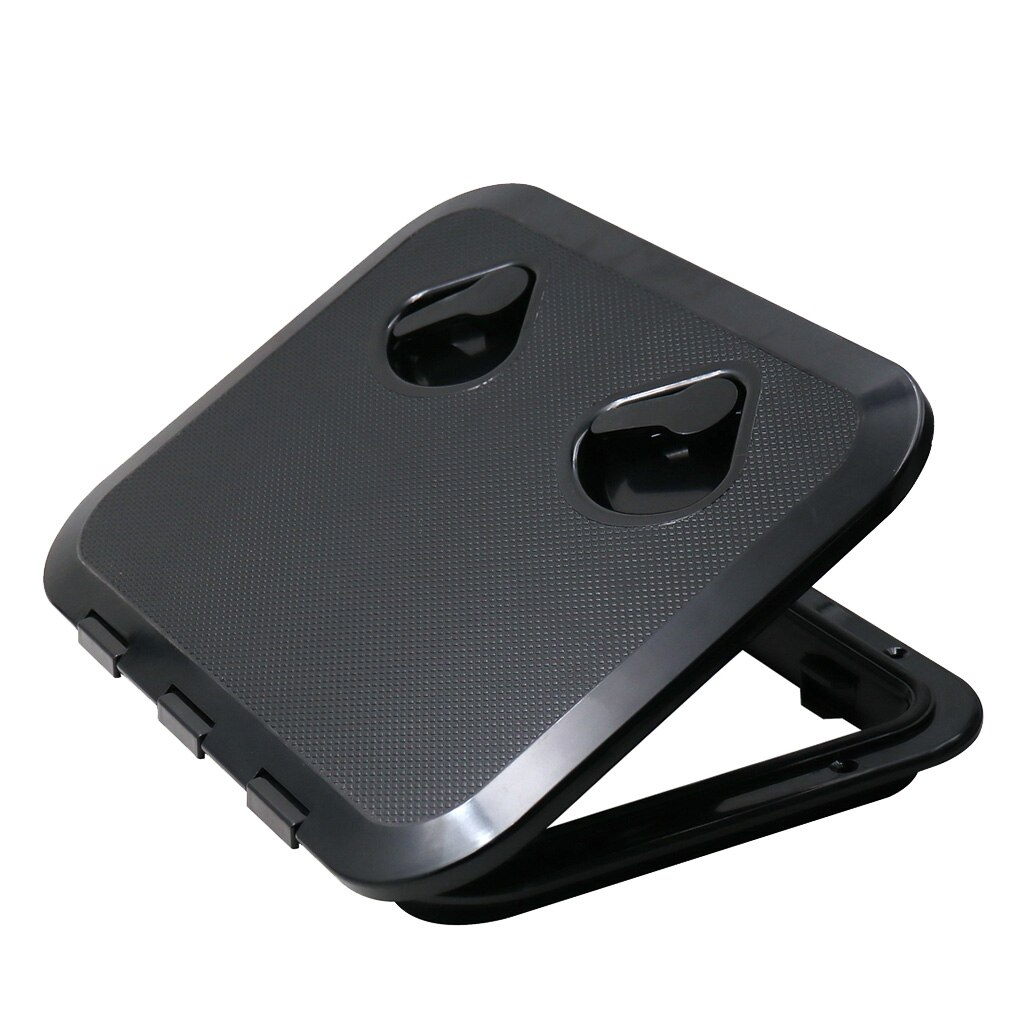 Boat RV Motohome Access Inspection Deck Hatch, Black, 440 x 315mm /17x12inch