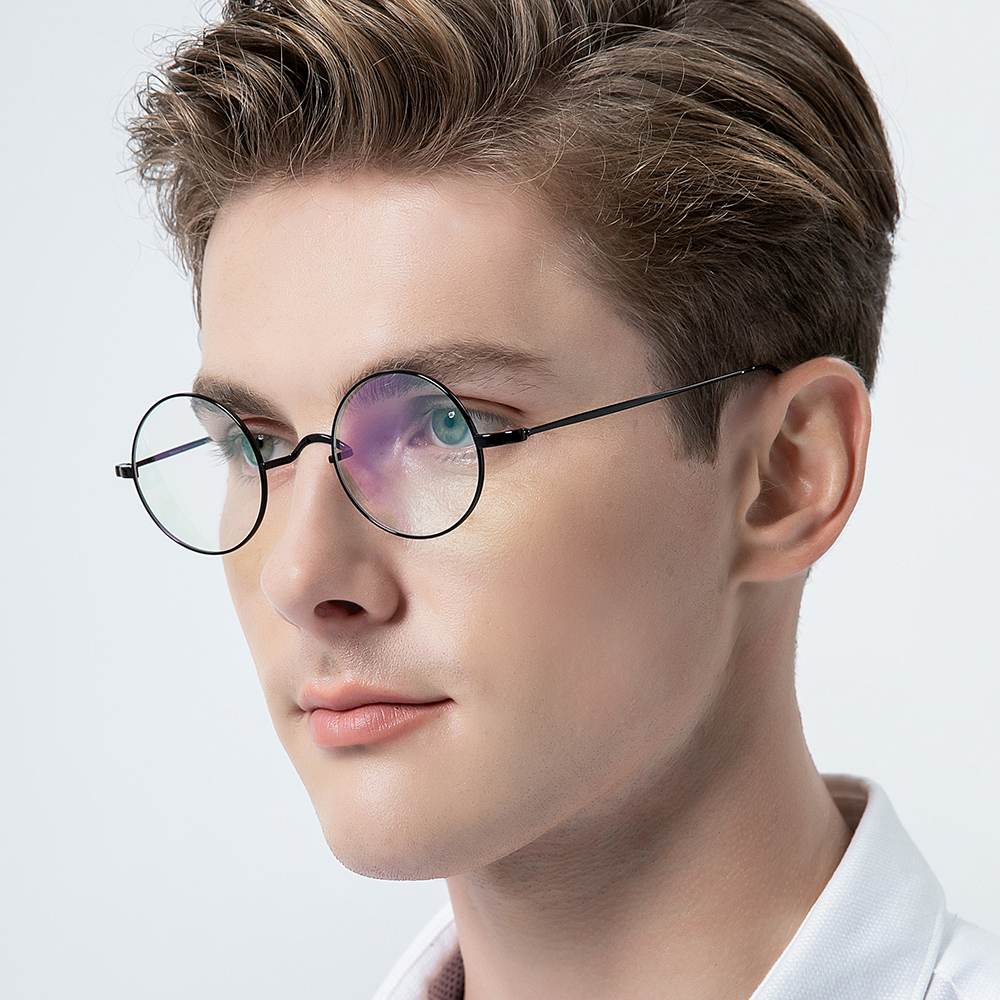 FONEX Titan Brille Rahmen Männer Vintage Runde Brillen Frauen Retro Ultraleicht Japanische Brillen 85666