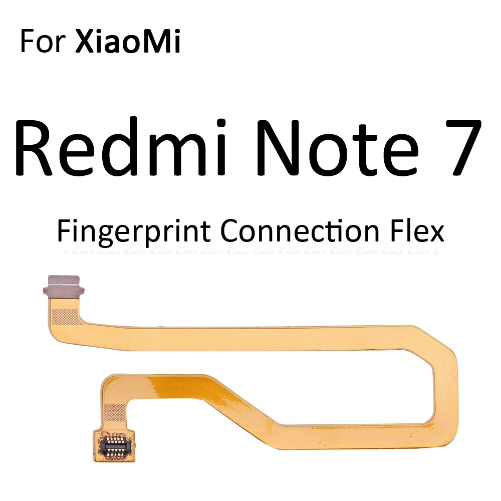 Fingerabdruck Sensor Verbindung Hause Geschmack Für Xiaomi Redmi Hinweis 7 Profi berühren Ich würde Anerkennung Rückkehr Geschmack Verbinder biegen Band: Pro Redmi Hinweis7 biegen