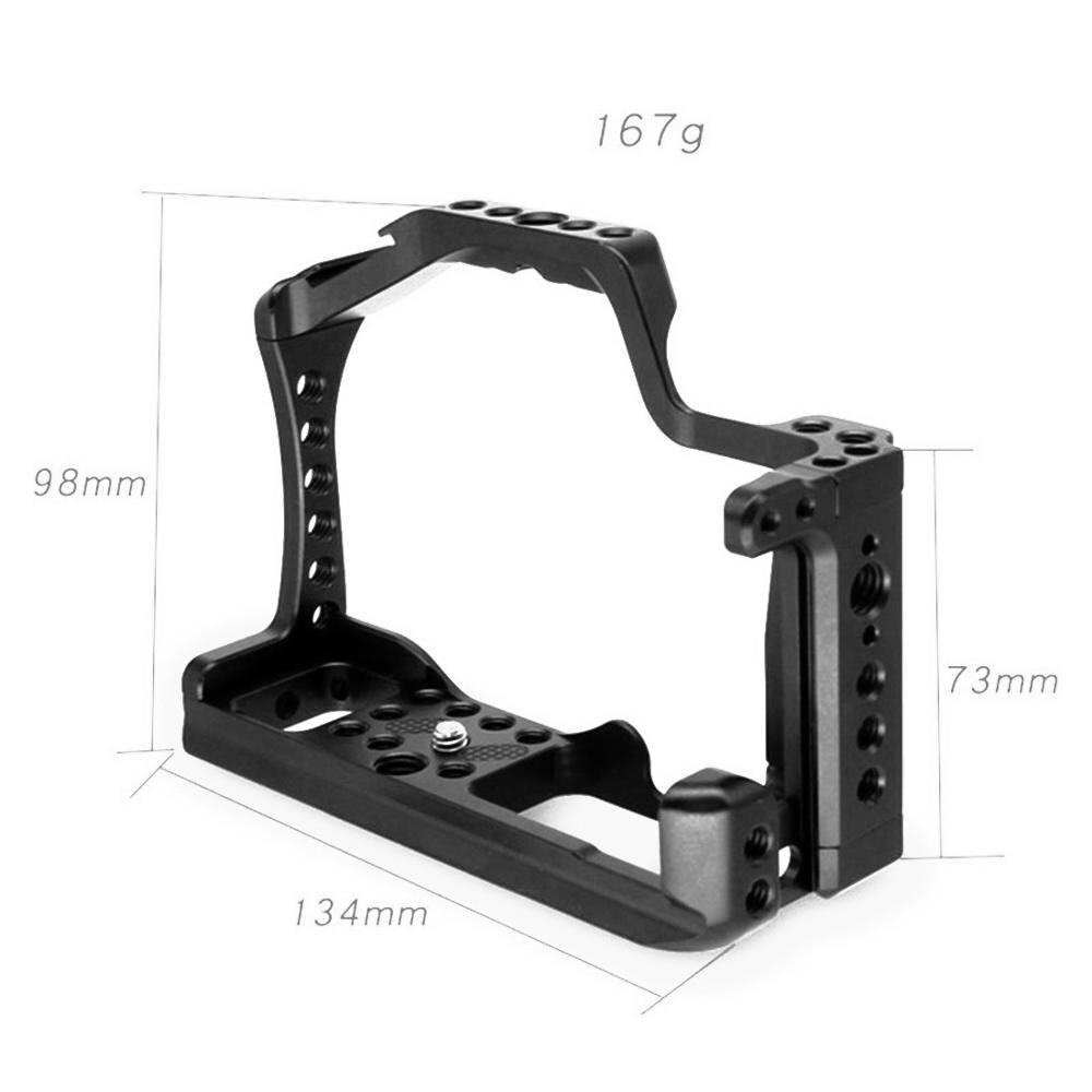 Aluminium Camera Kooi Voor Sony A6500/A6400 Voor Canon Eos M50 Voor XT-2 XT3 Slr Quick-Rease Plaat mount Case Met Polsband Band