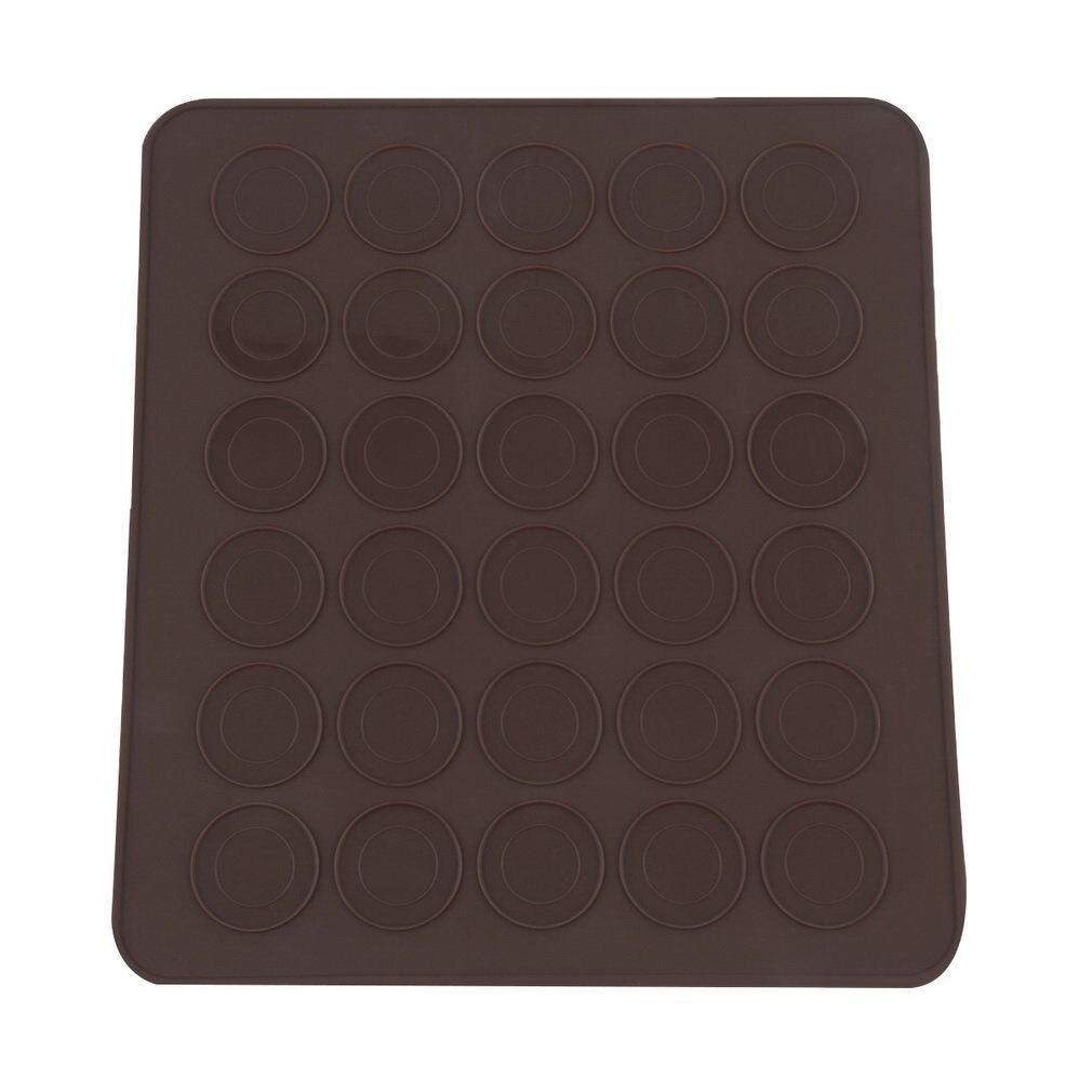 Large 30 Macarons/Muffins Silicone Baking Pastry Sheet Mat Cup Cake Mold Tray Baking Pastry Mould Sheet Mat