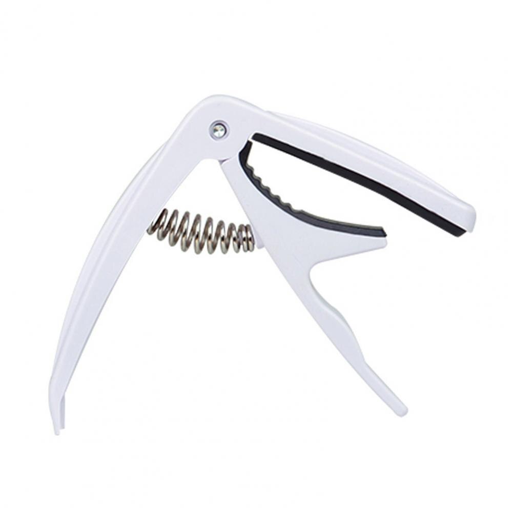 Professionelle Ukulele Capo 4 Saiten Hawaii Gitarre Kapodaster Single-übergeben Schnell Ändern Ukelele Capo Gitarre Zubehör Teile: Weiß