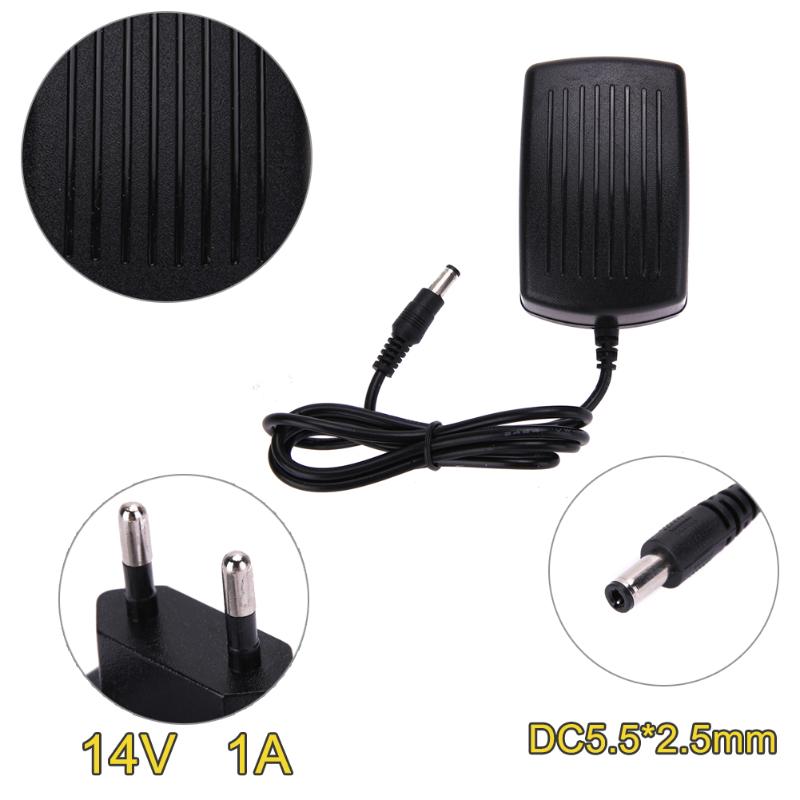 Dc14v 1a adapter  ac 100v-240v til  dc 14v omformer strømadapter 5.5*