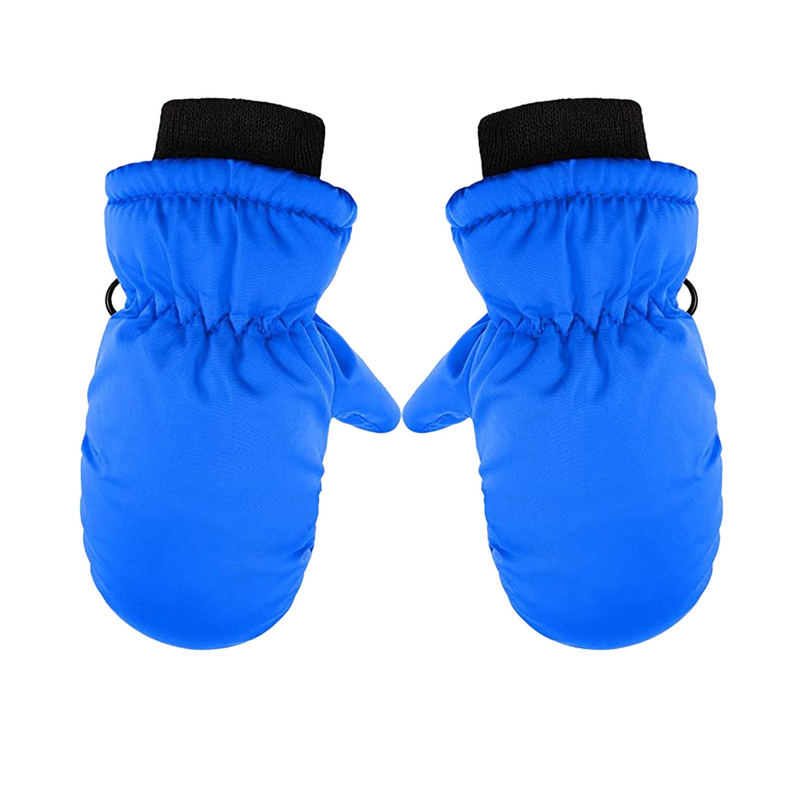 Toddler Kids Baby Boys Gloves Girls Children's Snowboard Gloves Warm Winter Gloves For Kids Waterproof Warm Snow Mittens: Blue