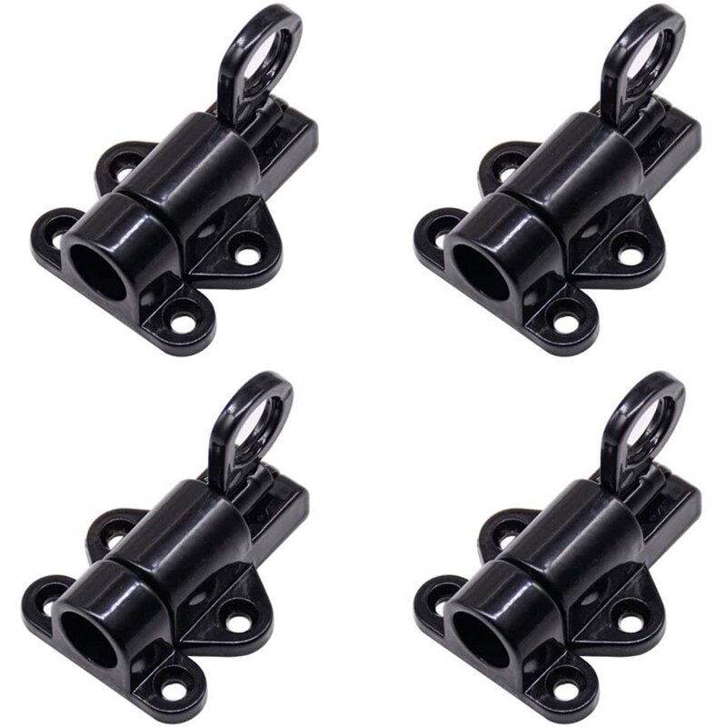 Pull Ring Spring Bounce Automatic Load Bolt Latch for Door Window Cabinet Drawer Security Self-Closing Gate Lock 4Pieces: Default Title