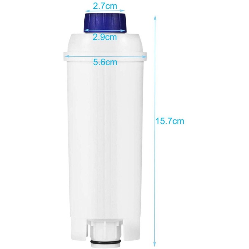 7 Pak Koffie Machine Water Filter Voor Delonghi DLSC002, Fit Voor De'longhi Ecam, Etam, EC680, EC800