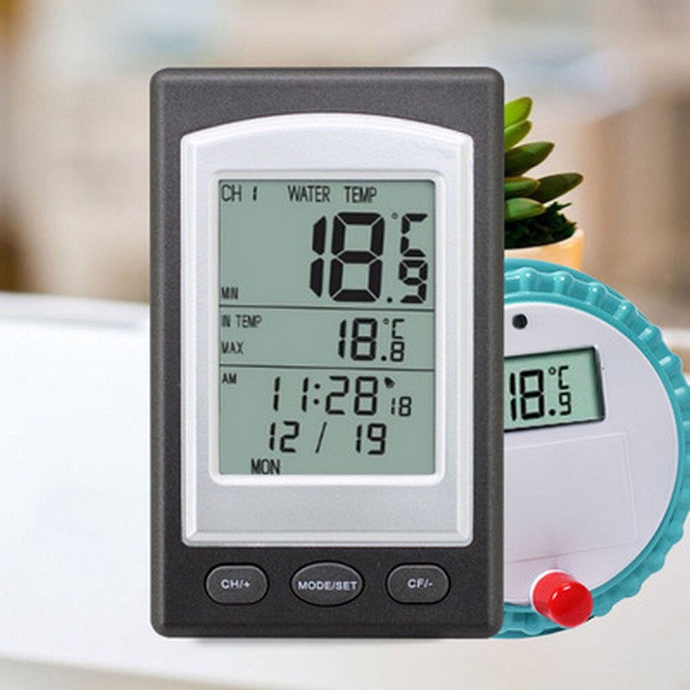 Floating Thermometer Wireless Pool Sensor Thermometer LED Backlight Home Swim Spa Water Digital Temperature Meter