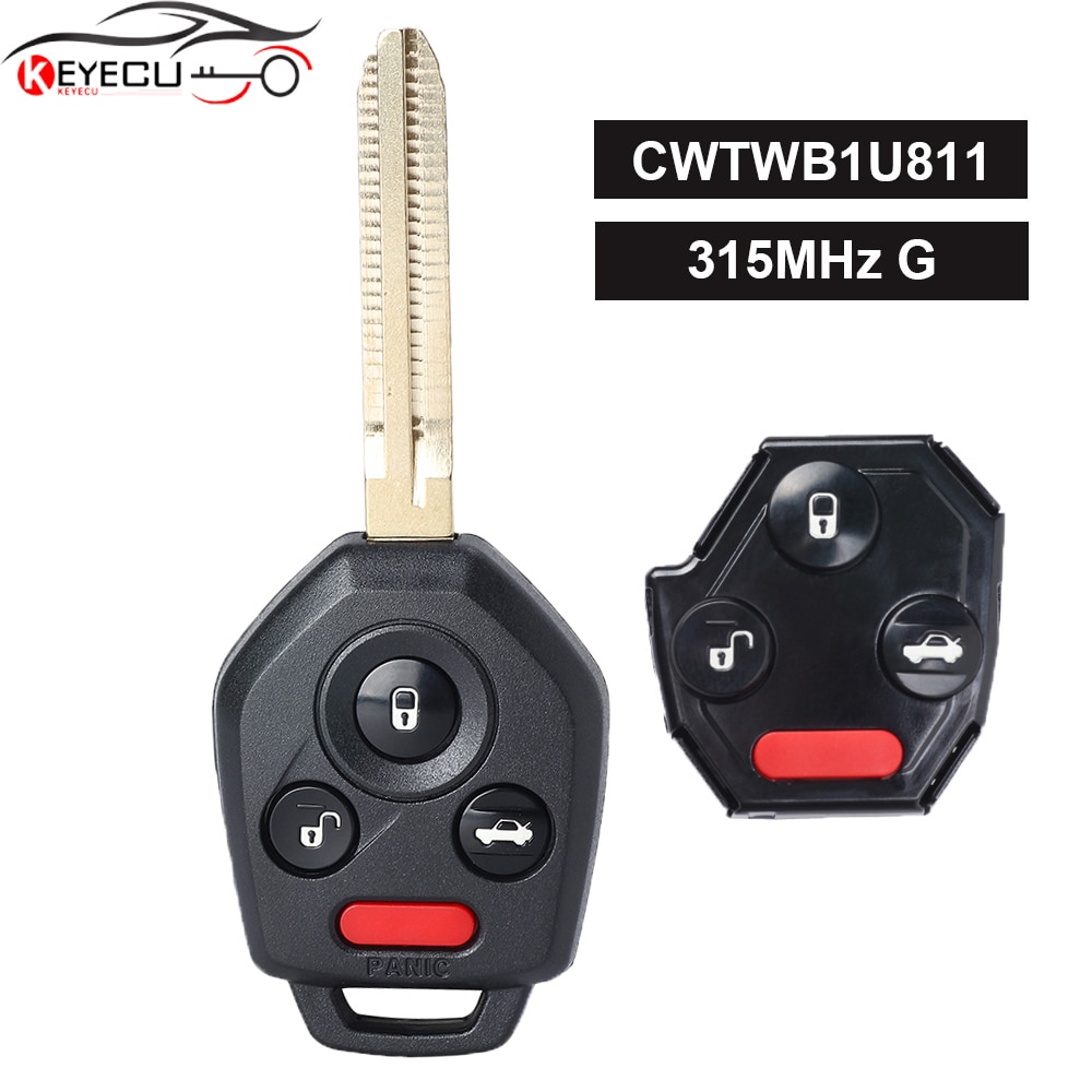 KEYECU CWTWB1U811 Remote Key ASK 315MHz G for Subaru Forester Impreza Legacy Outback WRX