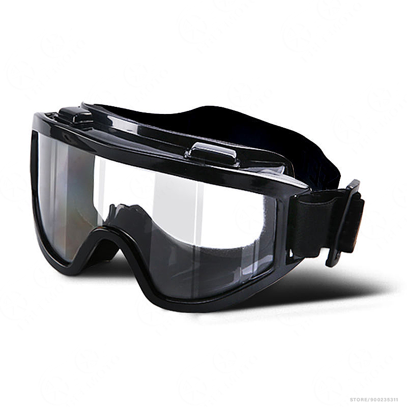 Motorbril Bril Heren Dames Oogbescherming Off-road Fietsen Veiligheid Anti-stofbril Bescherming Moto Stofdichte brillen: Black