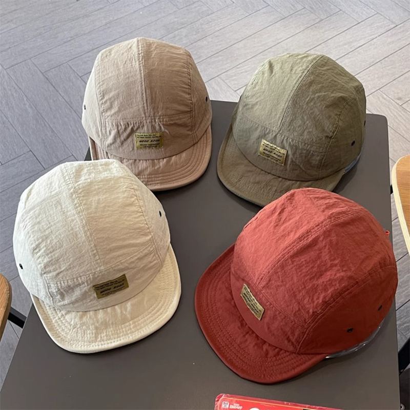 Gorra de pico de pato de ala corta, sombrero Retro versátil para el sol, gorra de béisbol suave de verano