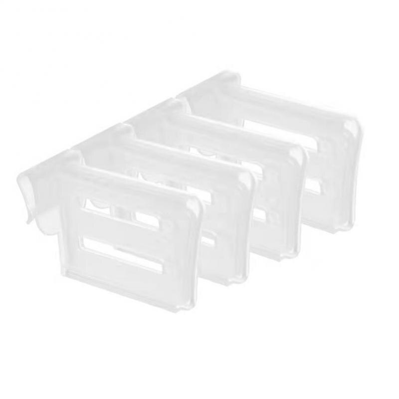 4pcs Refrigerator Storage Partition Board Retractable Plastic Divider Storage Splint For Kitchen DIY Bottle Can Shelf Organizer