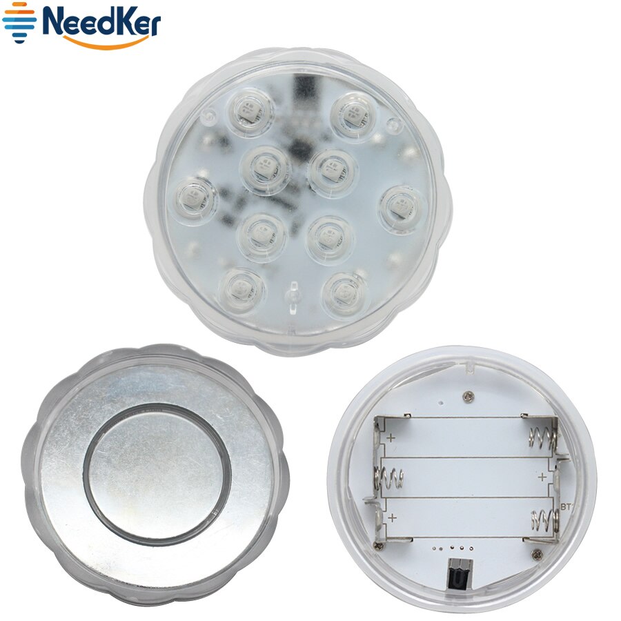 IP68 RGB lumière à LED Submersible lampe de nuit sous-marine extérieure à piles lumière de natation Vase bol décoration de fête de jardin