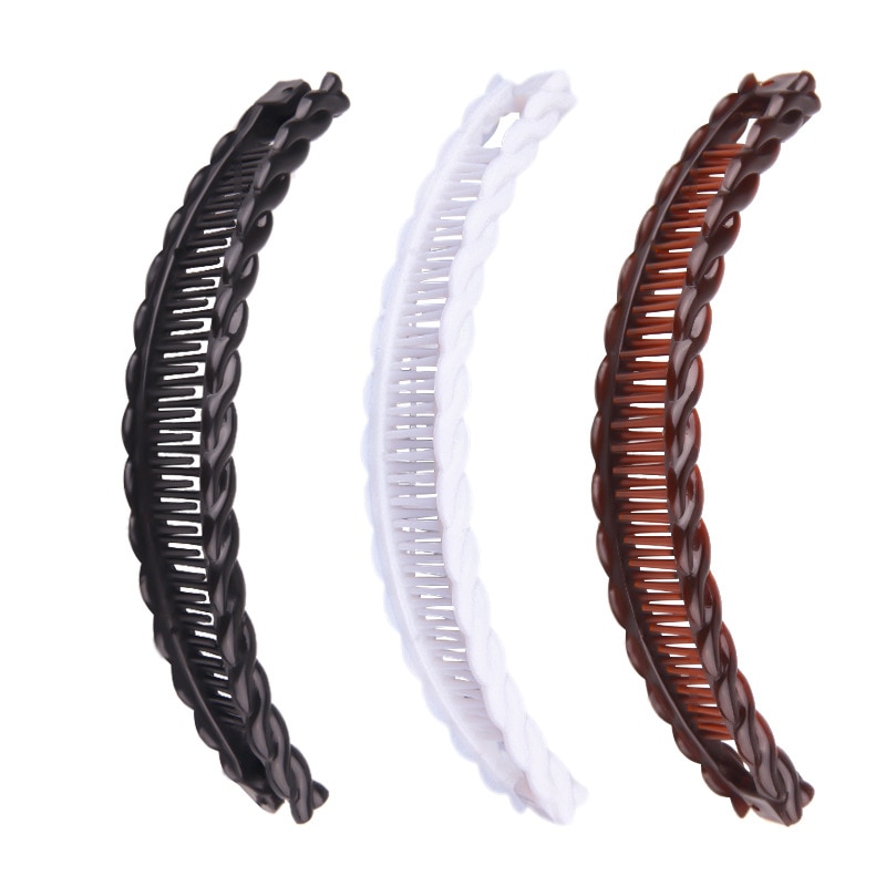 Pinzas para el pelo de Color sólido, pinza Banana para el pelo, pasadores, accesorios para el cabello para mujeres y niñas, pinza para el pelo