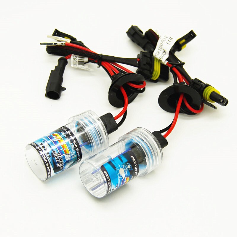 55W 12V Xenon Light Bulb Car Headlight H1 H3 H7 H11 9005 9006 4300k 6000k 8000k 10000k HID Slim Ballast Xenon Headlamp Kit