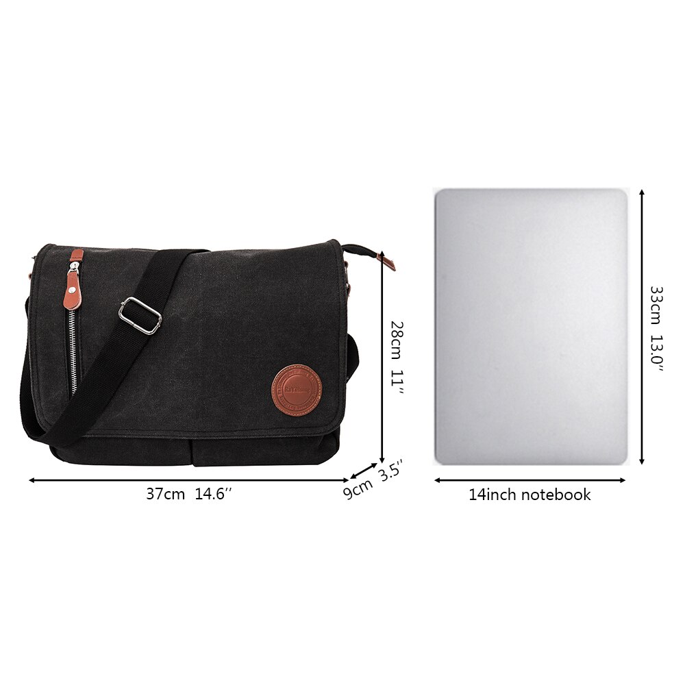 Mannen Messenger Schoudertas voor man bolsa handtassen Canvas Lederen Crossbody Tassen luxe big masculina