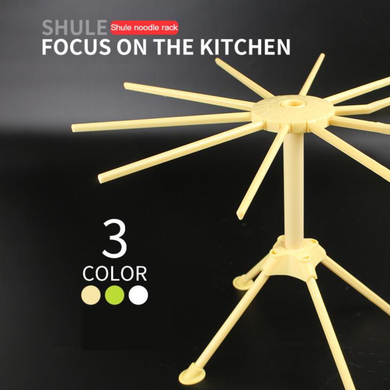 Support de séchage de pâtes pliant, support de nouilles, porte-spaghetti, outil de cuisine, accessoires de pressage, blanc, vert, jaune, pratique
