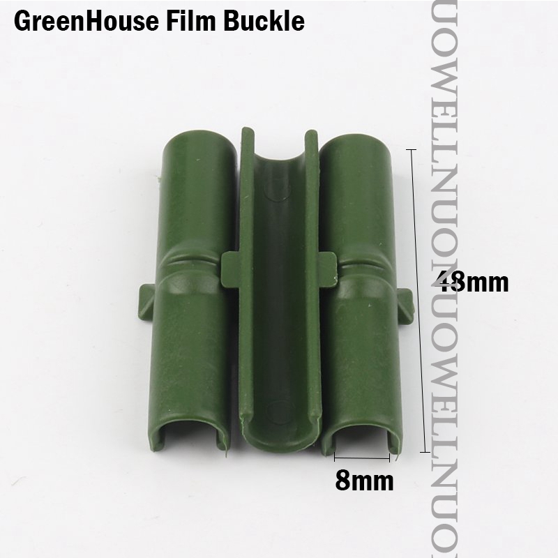 50Pcs 8Mm Kas Film Gespen Plastic Buis Clip Fasten Zeil Insect Netto Parasol Netto Attachment Clip Thuis tuingereedschap