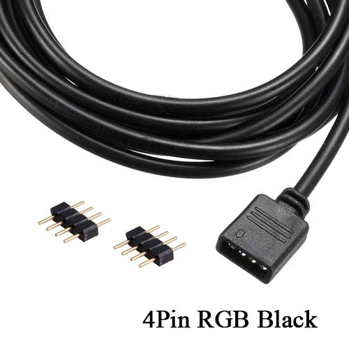 4PIN RGB 5PIN RGBW Verlängerungskabel Weiß Schwarz 0,3 m 1 m 2 m 3 m 5 m 10 m Elektrokabel SMD 2835 5050 LED Connect Kupferkabel: Dark Grau / 6P